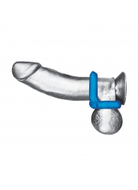 Комплект из 2 эрекционных колец-восьмерок 2-Pack Duo Cock And Ball Stamina Enhancement Ring - BlueLine - в Миассе купить с доставкой