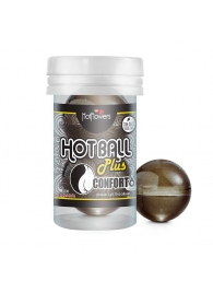 Анальный лубрикант на масляной основе Hot Ball Plus Conforto (2 шарика по 3 гр.) - HotFlowers - купить с доставкой в Миассе