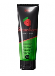 Смазка на водной основе с ароматом клубники Strawberry Lubricant - 100 мл. - INTT - купить с доставкой в Миассе