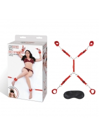 Красная фиксация на матрас Classic Bedspreader - Lux Fetish - купить с доставкой в Миассе