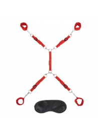Красная фиксация на матрас Classic Bedspreader - Lux Fetish - купить с доставкой в Миассе