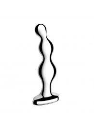 Стальной анальный фаллоимитатор для простаты Stainless Steel Anal Beads - 13 см. - b-Vibe - в Миассе купить с доставкой
