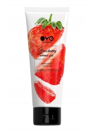 Лубрикант на водной основе OYO Aroma Gel Strawberry с ароматом клубники - 75 мл. - OYO - купить с доставкой в Миассе
