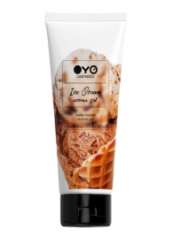 Лубрикант на водной основе OYO Aroma Gel Ice Cream с ароматом пломбира - 75 мл. - OYO - купить с доставкой в Миассе