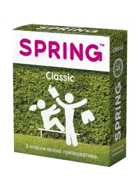 Классические презервативы SPRING CLASSIC - 3 шт. - SPRING - купить с доставкой в Миассе