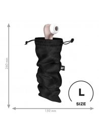 Черный мешочек для хранения игрушек Treasure Bag L - Satisfyer - купить с доставкой в Миассе