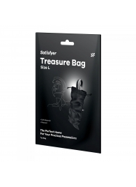 Черный мешочек для хранения игрушек Treasure Bag L - Satisfyer - купить с доставкой в Миассе