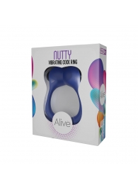 Синее эрекционное виброкольцо Nutty - Adrien Lastic - в Миассе купить с доставкой