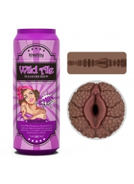 Коричневый мастурбатор-вагина Pleasure Brew Masturbator-Wild Ale в банке - Lovetoy - в Миассе купить с доставкой