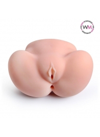 Реалистичный мастурбатор с двумя функциональными отверстиями - Erowoman-Eroman - в Миассе купить с доставкой