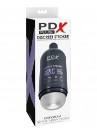 Мастурбатор в бутылке Shower Therapy Deep Cream - Pipedream - в Миассе купить с доставкой
