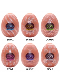 Набор из 6 мастурбаторов-яиц Tenga Egg Variety Pack V - Tenga - в Миассе купить с доставкой