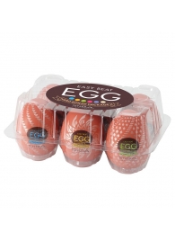 Набор из 6 мастурбаторов-яиц Tenga Egg Variety Pack V - Tenga - в Миассе купить с доставкой