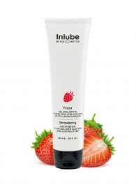 Лубрикант на водной основе Nuei Inlube с алоэ вера и ароматом клубники - 100 мл. - Nuei cosmetics - купить с доставкой в Миассе