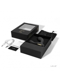 Чёрный перезаряжаемый стимулятор простаты Bruno Black - Lelo - в Миассе купить с доставкой