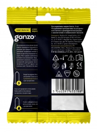 Ультратонкие презервативы Ganzo Ultra thin в мягкой упаковке - 3 шт. - Ganzo - купить с доставкой в Миассе