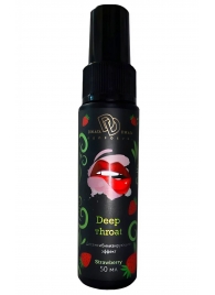 Спрей для горла Deep Throat с десенсибилизирующим эффектом и вкусом клубники - 50 мл. - БиоМед - купить с доставкой в Миассе
