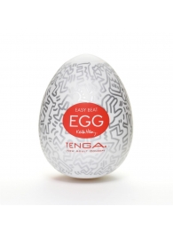 Мастурбатор-яйцо Keith Haring EGG PARTY - Tenga - в Миассе купить с доставкой