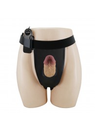 Полый вибрострапон на регулируемых трусиках Draven - 17,5 см. - Baile - купить с доставкой в Миассе
