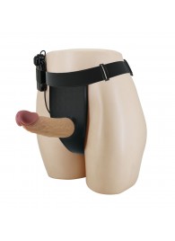 Полый вибрострапон на регулируемых трусиках Draven - 17,5 см. - Baile - купить с доставкой в Миассе