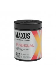 Анатомические презервативы MAXUS Sensual - 15 шт. - Maxus - купить с доставкой в Миассе