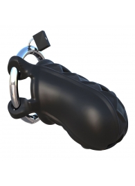 Черный замок верности Extreme Silicone Cock Blocker - Pipedream - купить с доставкой в Миассе