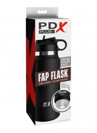 Черный мастурбатор в виде бутылки Fap Flask - Pipedream - в Миассе купить с доставкой