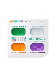 Набор из 4 мастурбаторов-стимуляторов Tenga Uni Variety Pack - Tenga - в Миассе купить с доставкой