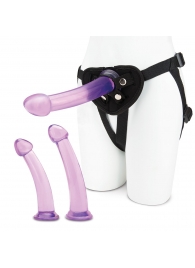 Тренировочный набор с тремя насадками Pegging Training Set - Lux Fetish - купить с доставкой в Миассе