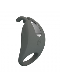 Серое эрекционное кольцо с вибрацией Master Ring - Baile - в Миассе купить с доставкой