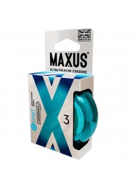 Презервативы Maxus G spot с двойной спиралью - 3 шт. - Maxus - купить с доставкой в Миассе