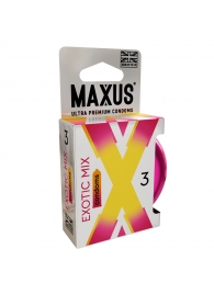 Ароматизированные презервативы Maxus Exotic Mix - 3 шт. - Maxus - купить с доставкой в Миассе