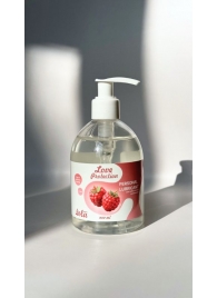 Лубрикант на водной основе Love Protection Raspberry с ароматом малины - 300 мл. - Lola Games - купить с доставкой в Миассе