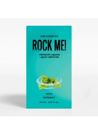 Жидкий вибратор Nuei Rock Me! с ароматом мяты - 20 мл. - Nuei cosmetics - купить с доставкой в Миассе