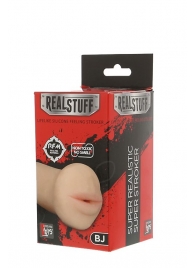 Нежный мастурбатор-ротик REALSTUFF 5INCH MASTURBATOR BJ - Dream Toys - в Миассе купить с доставкой