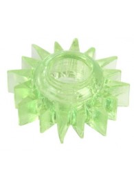 Зеленое эрекционное кольцо-солнце - Toyfa Basic - в Миассе купить с доставкой