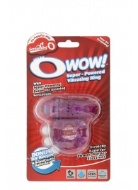 Фиолетовое эрекционное виброкольцо OWOW PURPLE - Screaming O - в Миассе купить с доставкой