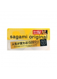 Презервативы увеличенного размера Sagami Original 0.02 XL-size - 12 шт. - Sagami - купить с доставкой в Миассе