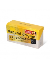 Презервативы увеличенного размера Sagami Original 0.02 XL-size - 12 шт. - Sagami - купить с доставкой в Миассе