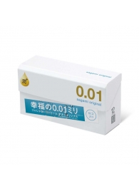 Увлажнённые презервативы Sagami Original 0.01 Extra Lub - 12 шт. - Sagami - купить с доставкой в Миассе