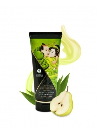 Массажный крем для тела с ароматом груши и зелёного чая Pear   Exotic Green Tea - 200 мл. - Shunga - купить с доставкой в Миассе
