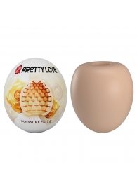 Бежевый мастурбатор-яйцо Pleasure Egg II - Baile - в Миассе купить с доставкой