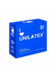 Классические презервативы Unilatex Natural Plain - 3 шт. - Unilatex - купить с доставкой в Миассе