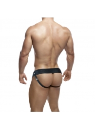 Телесный фаллопротез на черных эластичных ремнях 7 Inch Hollow Strap On - 17 см. - Blush Novelties - купить с доставкой в Миассе