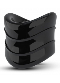 Черное эрекционное кольцо на мошонку Beef Ball Stretcher Snug X Long - Blush Novelties - в Миассе купить с доставкой