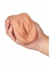 Маструбатор-вагина с вибрацией Soft   Wet Renata Realistic Tan Masturbator - Blush Novelties - в Миассе купить с доставкой
