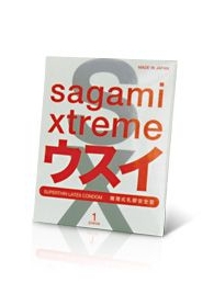 Ультратонкий презерватив Sagami Xtreme SUPERTHIN - 1 шт. - Sagami - купить с доставкой в Миассе