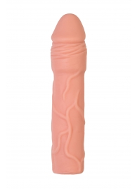 Телесная удлиняющая насадка с подхватом - 19 см. - ToyFa - в Миассе купить с доставкой