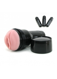 Мастурбатор-вагина Fleshlight - Vibro Pink Lady Touch с вибрацией - Fleshlight - в Миассе купить с доставкой