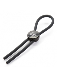 Тёмно-серое эрекционное кольцо с зажимом Again and Again Adjustable Cock Ring - Fifty Shades of Grey - в Миассе купить с доставкой